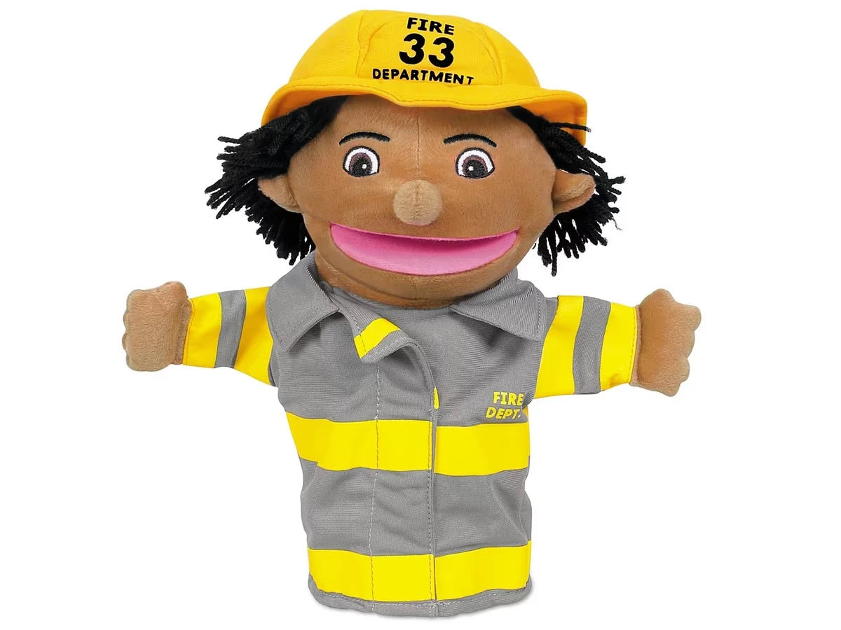 Let’s Talk! Firefighter Community Helper Puppet - US 7532
