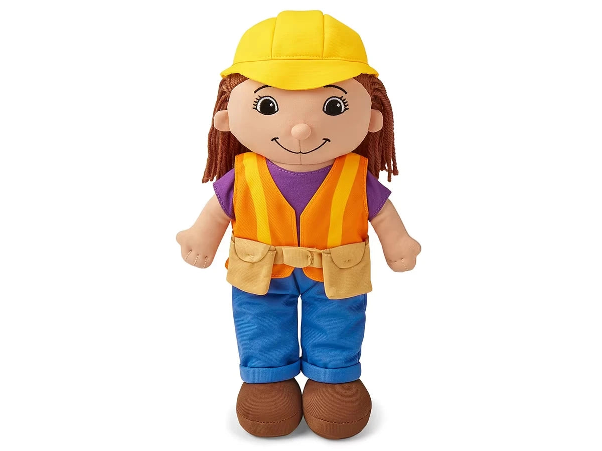 Construction Worker Washable Doll - US 2245