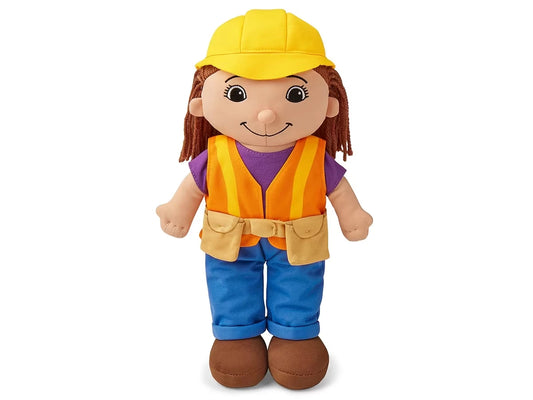 Construction Worker Washable Doll - US 2245