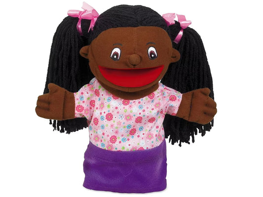 Let’s Talk! African American Girl Puppet - US 3182