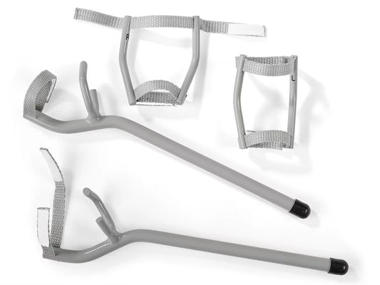 Two Leg Braces and Two Forearm Crutches - US 5996