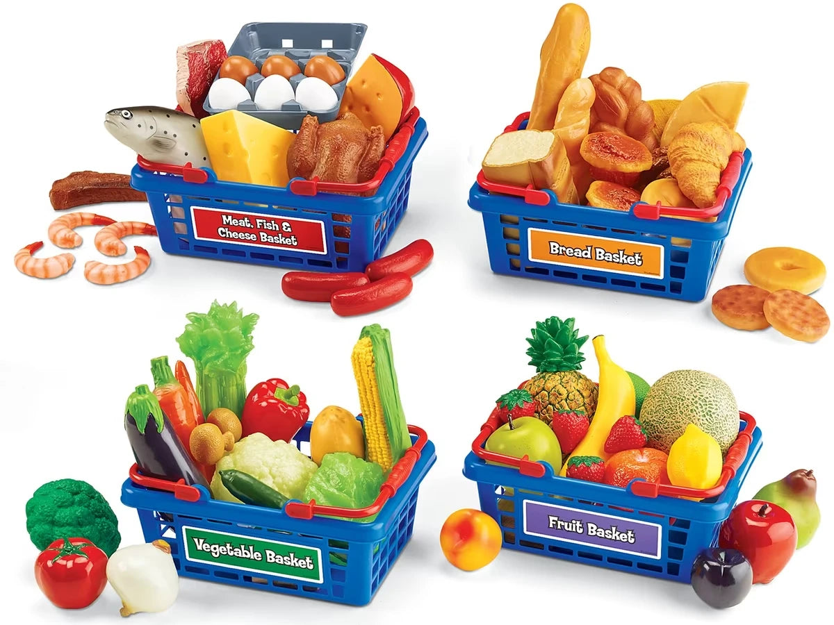 Let’s Go Shopping Food Baskets - Complete Set - US 9608