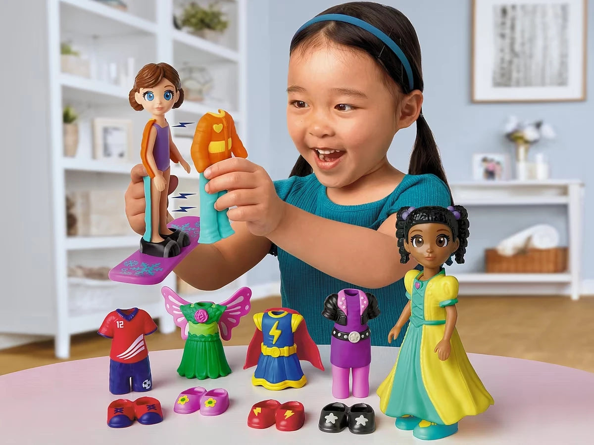 Magnetic Dress & Play Dolls - US 5338