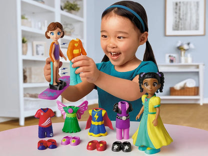 Magnetic Dress & Play Dolls - US 5338