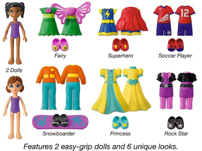 Magnetic Dress & Play Dolls - US 5338