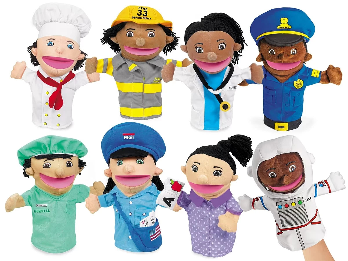 Let’s Talk! Community Helper Puppets - Complete Set - US 3539