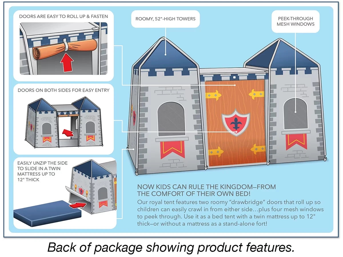 Magical Castle Bed Tent - US 6271