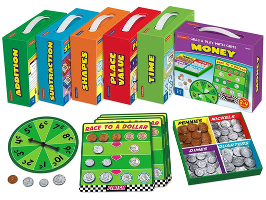 Grab & Play Math Games - Gr. 1-2 - Complete Set - US 9547