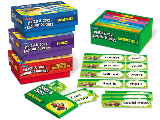 Match & Sort Language Quickies - Gr. 2-3 - Complete Set - US 1599