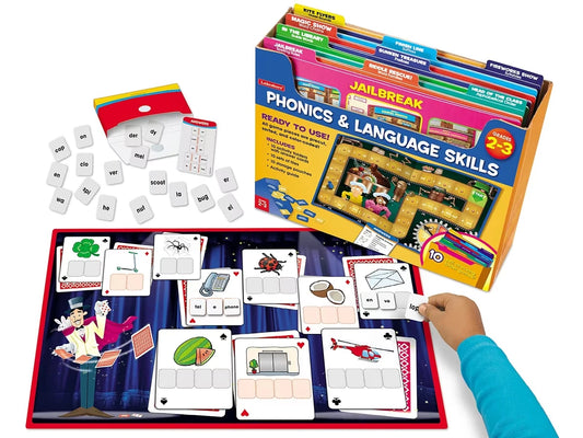 Phonics & Language Skills Folder Game Library - Gr. 2-3 - US 1160