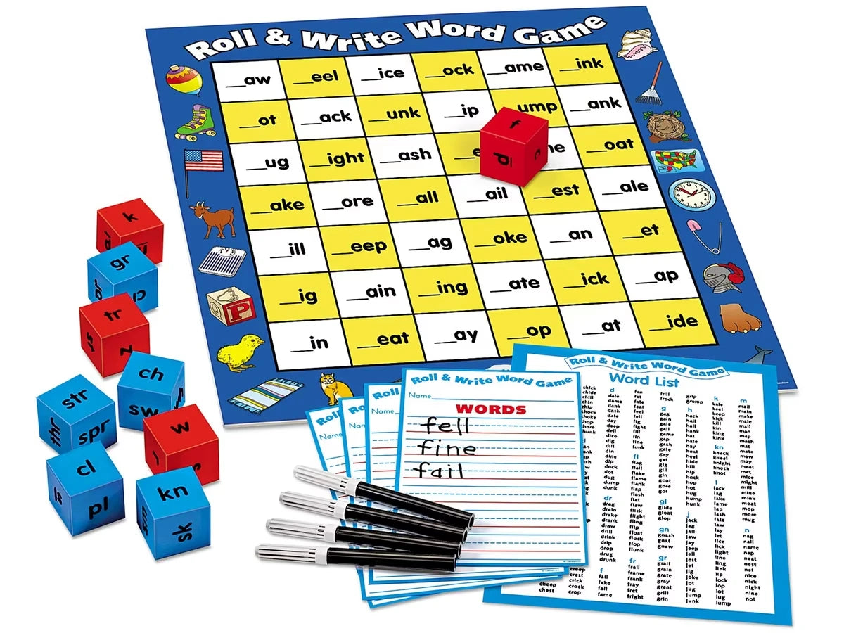 Roll & Write Word Game - US 7415