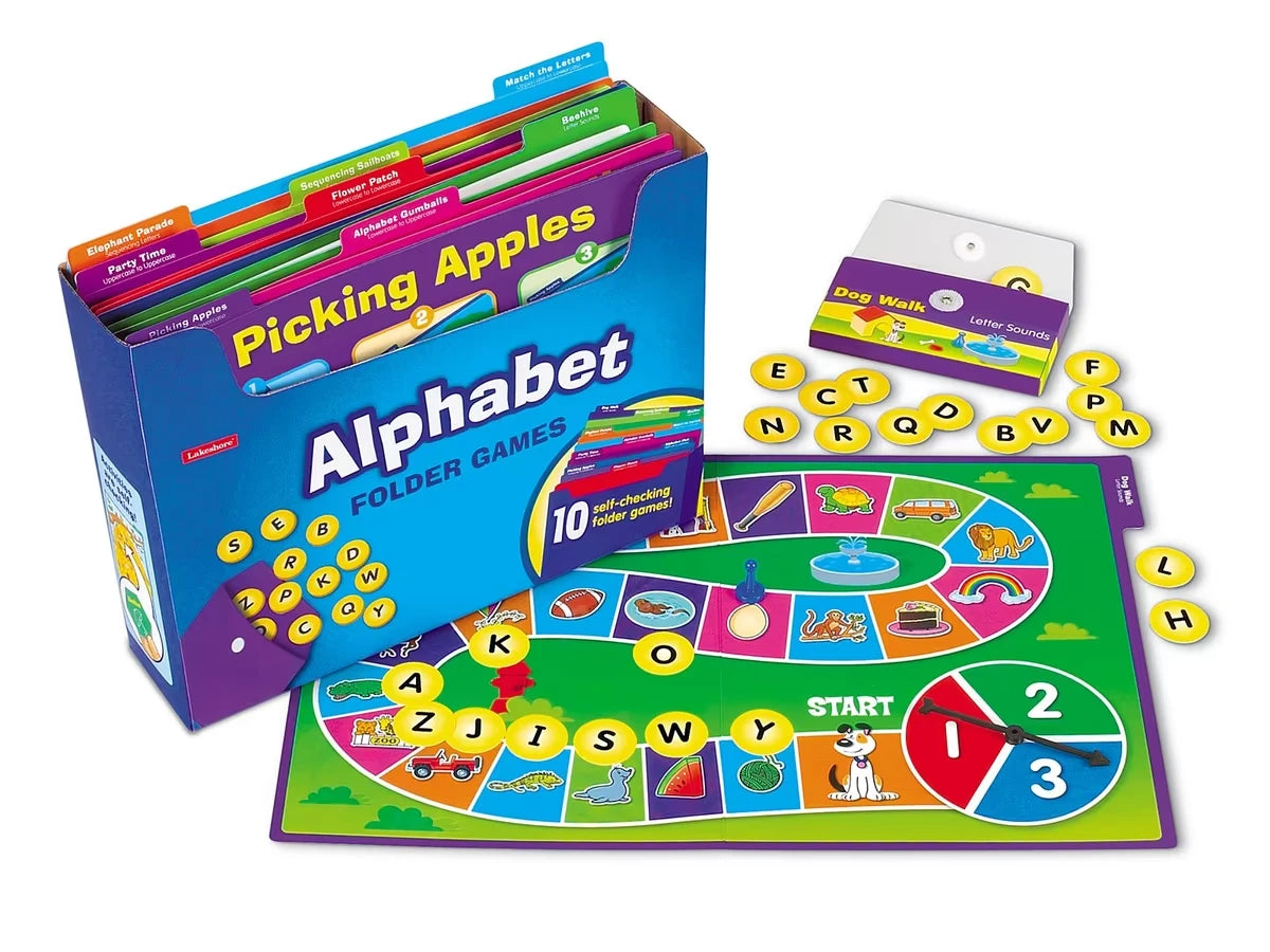 Alphabet Folder Game Library - Pre K-K - US 9628