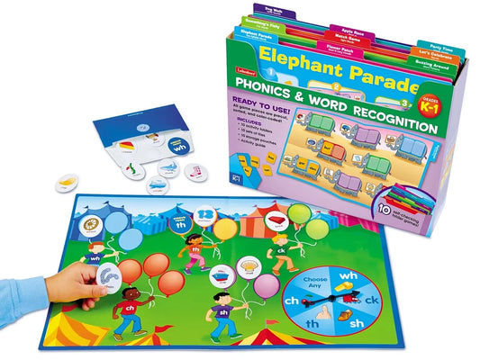 Phonics & Word Recognition Folder Game Library - K-Gr. 1 - US 9855