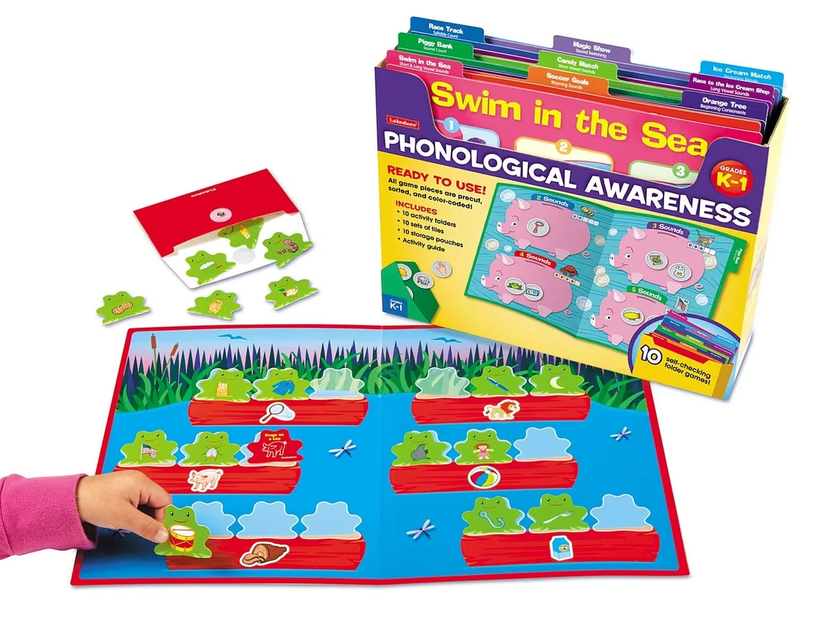 Phonological Awareness Folder Game Library - K-Gr. 1 - US 2529