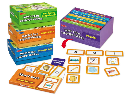 Match & Sort Language Quickies - K-Gr. 1 - Complete Set - US 5842