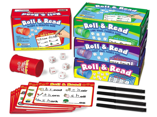 Roll & Read Phonics Games - Complete Set - US 9662