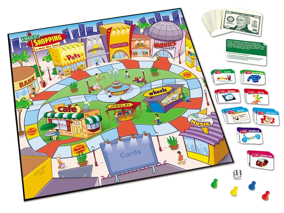 Main Street Shopping: Main Idea Game - US 5135