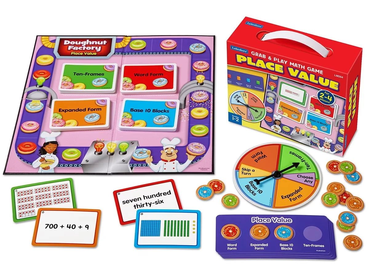 Place Value Grab & Play Game - Gr. 1-2 - US 7169