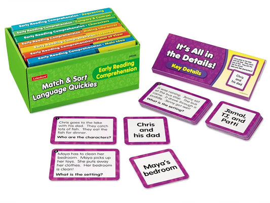 Match & Sort Early Reading Comprehension Quickies - K-Gr. 1 - US 1781