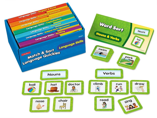 Match & Sort Language Skills Quickies - K-Gr. 1 - US 5749