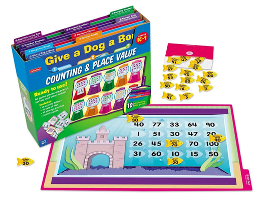 Counting & Place Value Folder Game Library - K-Gr. 1 - US 8020