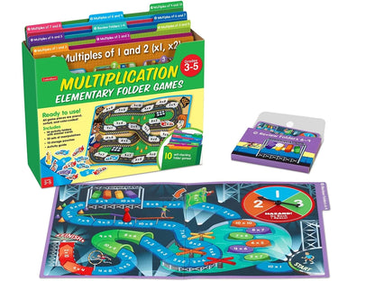 Multiplication Facts Folder Game Library - Gr. 3-5 - US 5174