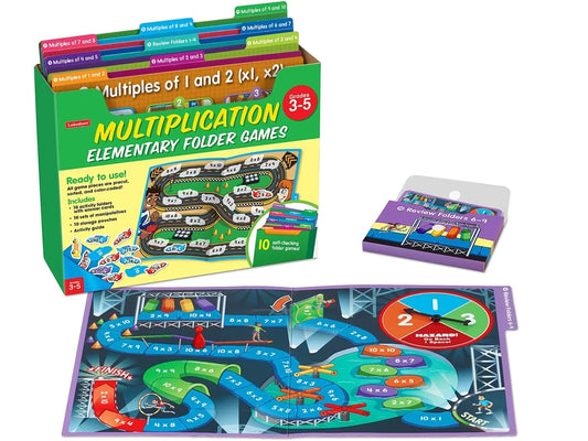 Multiplication Facts Folder Game Library - Gr. 3-5 - US 5174