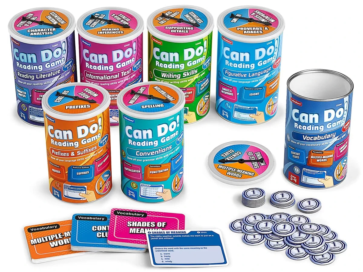 Can Do! Reading Games - Complete Set - US 7130