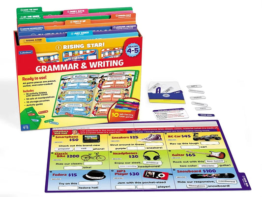 Grammar & Writing Folder Game Library - Gr. 4-5 - US 1472