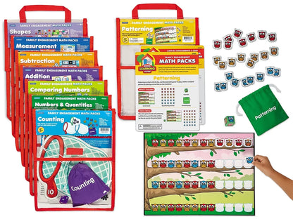 Family Engagement Math Packs - Preschool-Kindergarten - Complete Set - US 2493