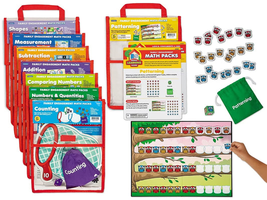 Family Engagement Math Packs - Preschool-Kindergarten - Complete Set - US 2493