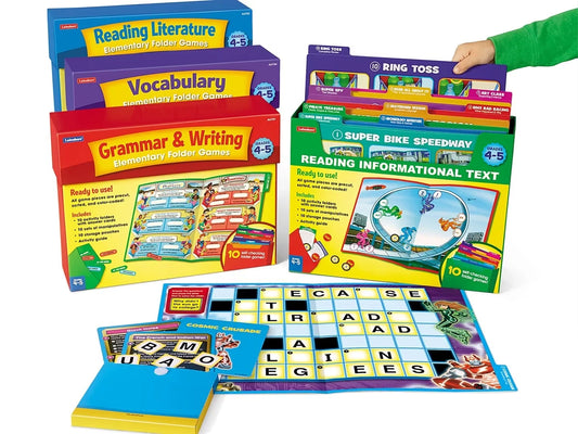 Reading & Writing Skills Folder Game Libraries Gr. 4-5 - Complete Set - US 1742
