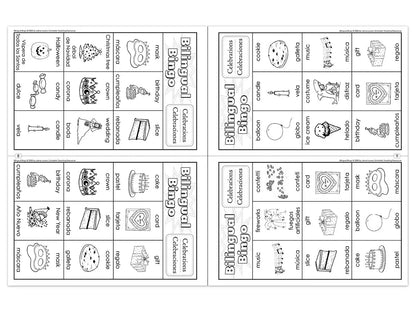 Bilingual Bingo Workbook - US 7261