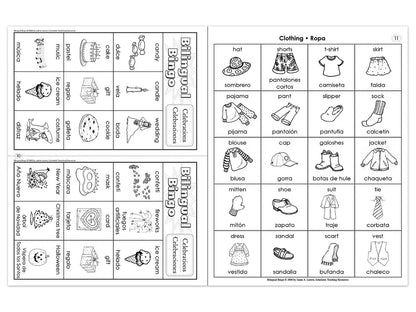 Bilingual Bingo Workbook - US 7261