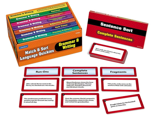 Match & Sort Grammar & Writing Quickies - Gr. 4-5 - US 3914