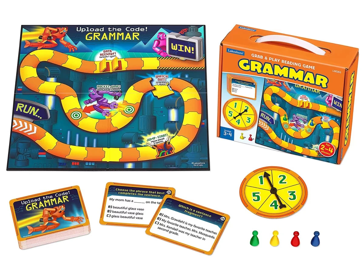 Grammar Grab & Play Game - Gr. 3-4 - US 7888