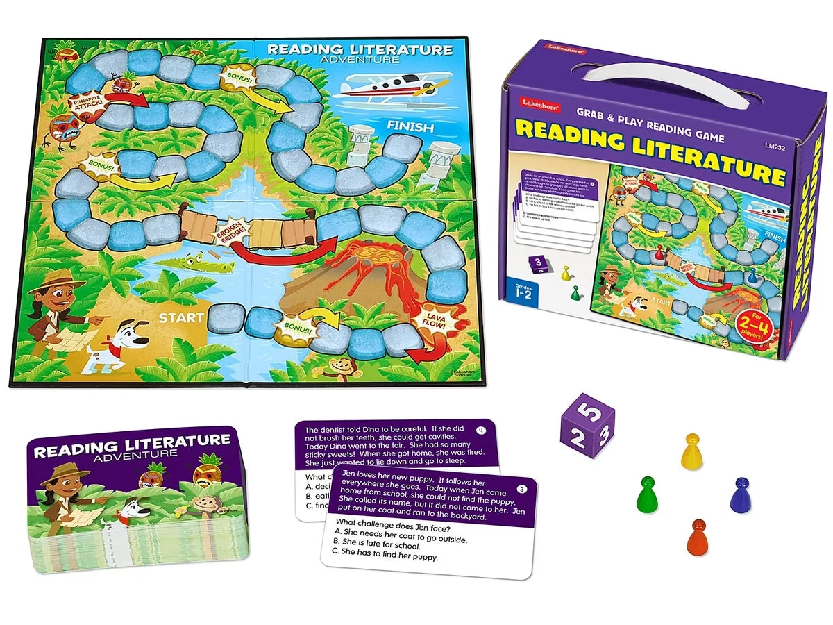 Reading Literature Grab & Play Game - Gr. 1-2 - US 6500