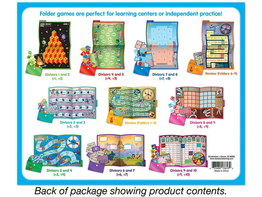 Division Facts Folder Game Library - Gr. 3-5 - US 6820