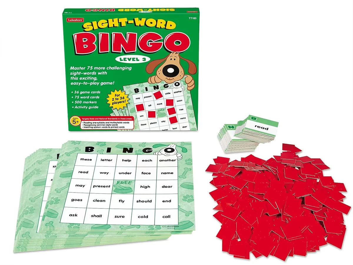 Sight-Word Bingo - Level 3 - US 1259