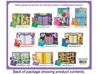 Subtraction Facts Folder Game Library - K-Gr. 2 - US 4914