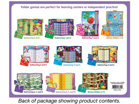 Subtraction Facts Folder Game Library - K-Gr. 2 - US 4914