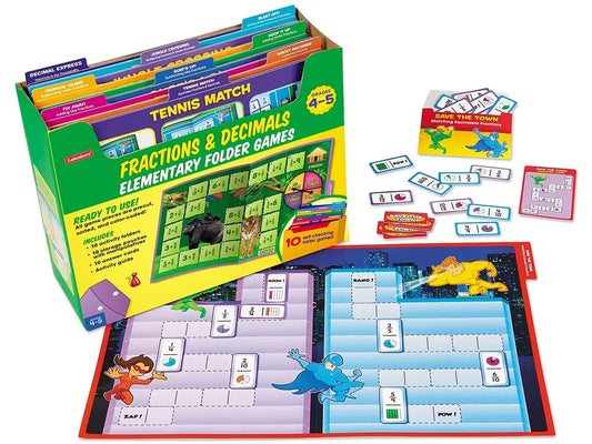 Fractions & Decimals Folder Game Library - Gr. 4-5 - US 1972