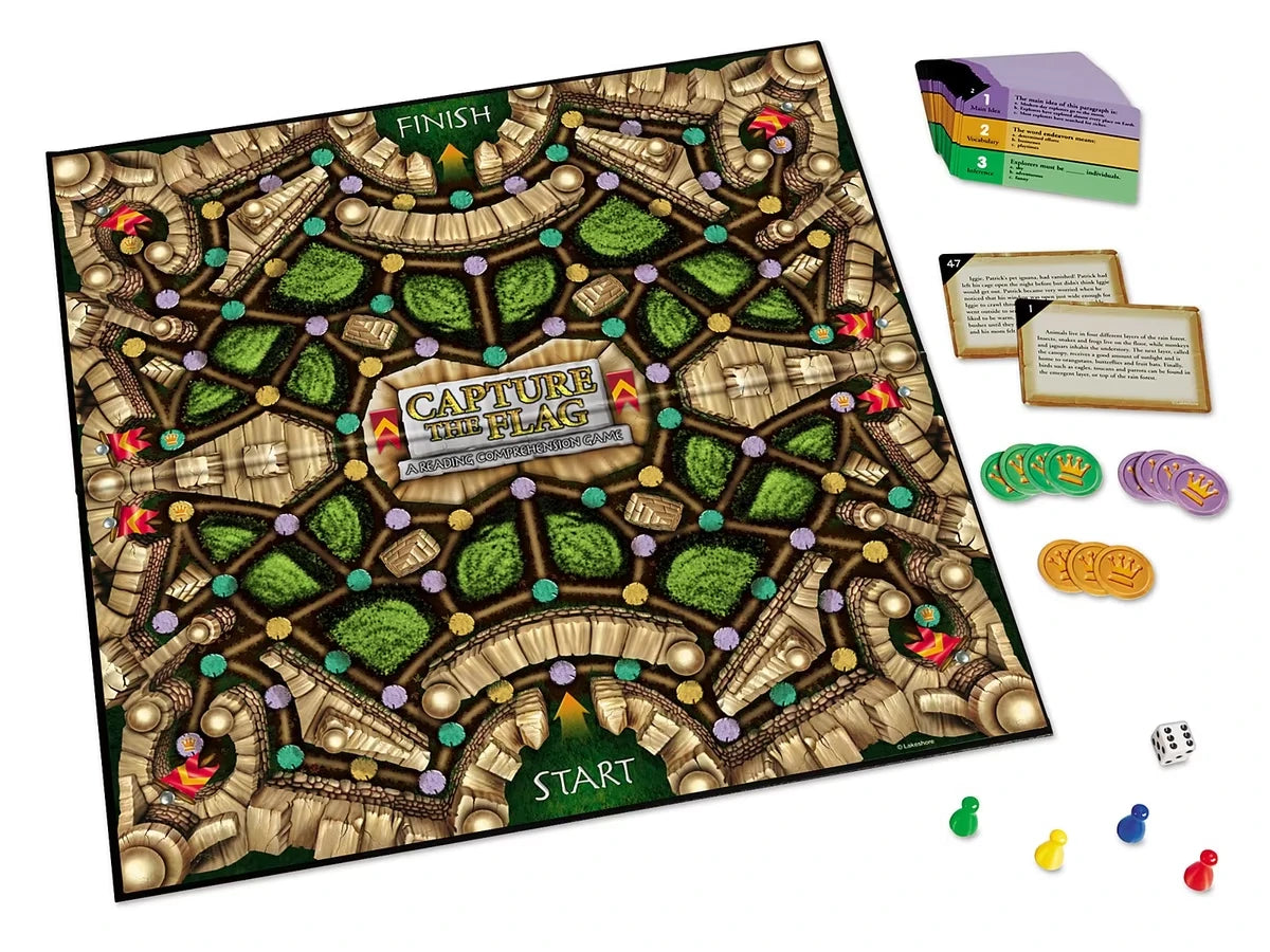Capture the Flag: Reading Comprehension Game - US 7482