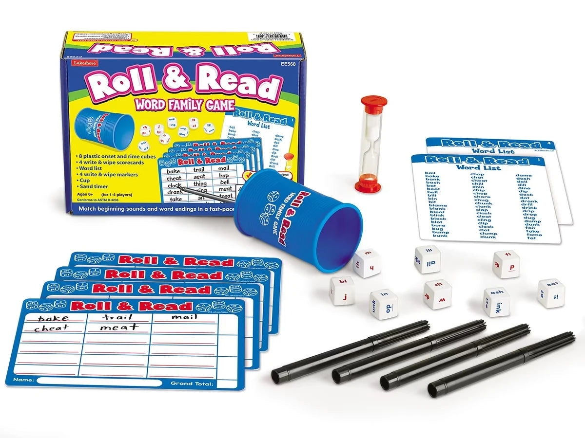 Roll & Read Word Family Game - US 7241