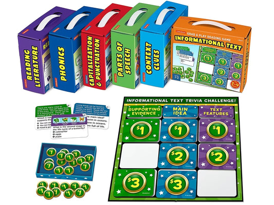 Grab & Play Reading Games - Gr. 1-2 - Complete Set - US 5515