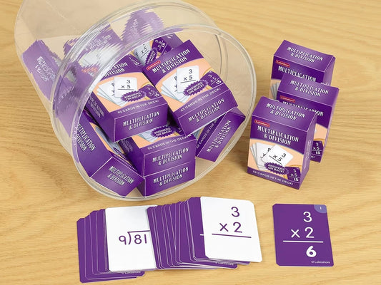 Multiplication & Division Practice Cards - US 9516