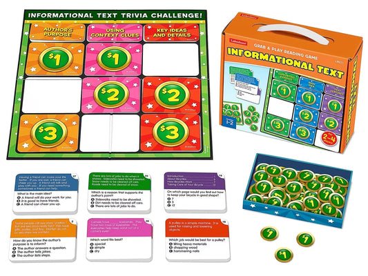 Informational Text Grab & Play Game - Gr. 1-2 - US 9748