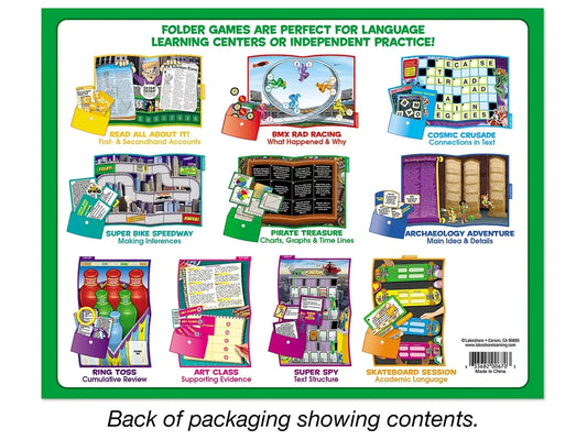 Reading Informational Text Folder Game Library - Gr. 4-5 - US 3863