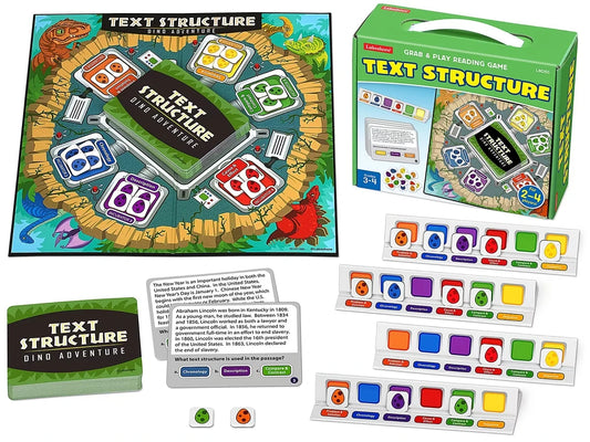 Text Structure Grab & Play Game - Gr. 3-4 - US 8786