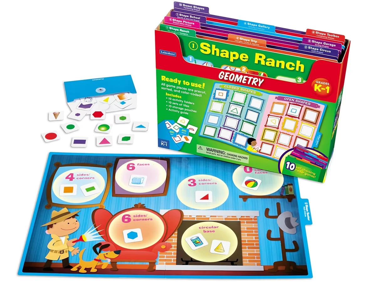 Geometry Folder Game Library - K-Gr. 1 - US 9869
